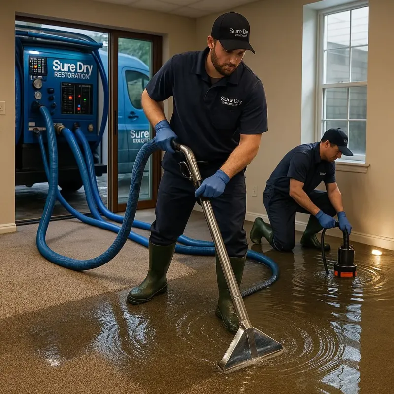Water Extraction and Removal process in New Prague, MN